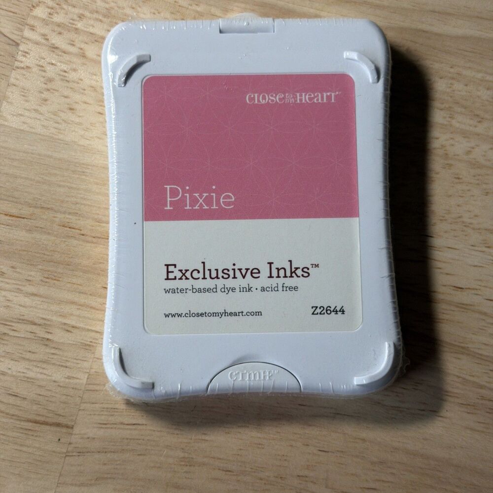 Close To My Heart ink pad Pixie Pink sealed z2644